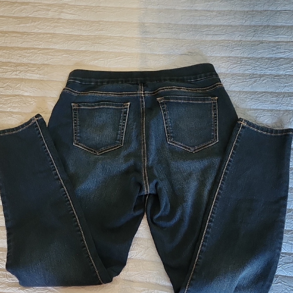 New Directions Deep Indigo Women's Skinny Jeans - Picture 4 of 4